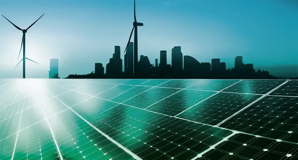 GP_Background-450 Wind park and photovoltaic panels
