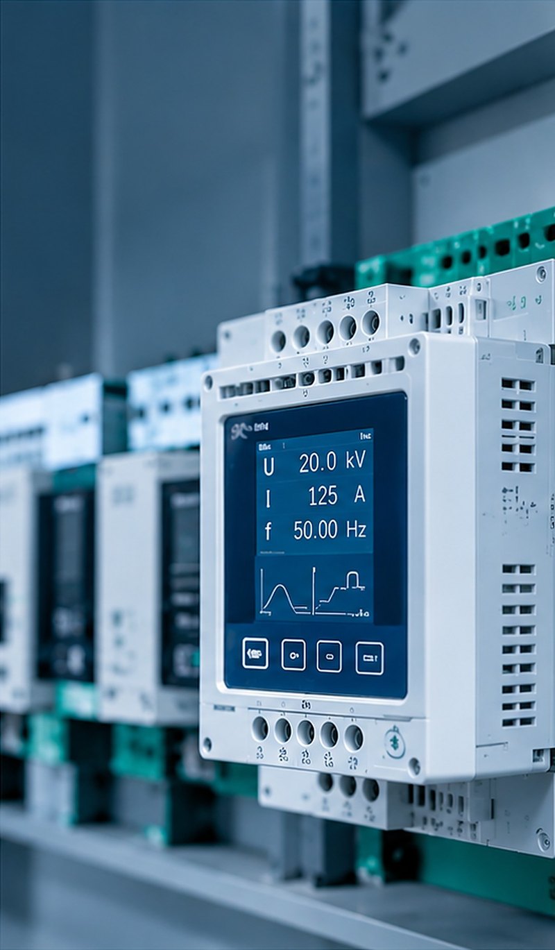 Protection and metering device in a control cabinet